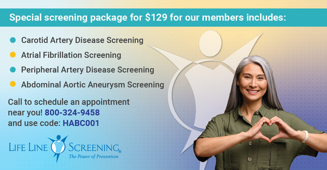 Exclusive Member Offer: Save on Life Line Screening image