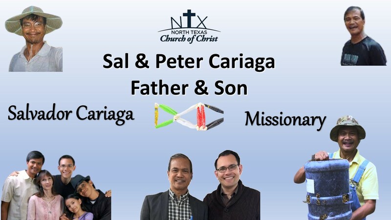 Sal Cariaga and Peter Cariaga, Father and Son