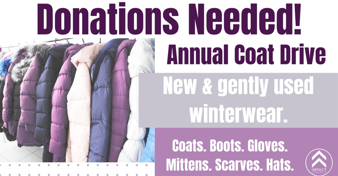 Annual Coat Drive Collection!