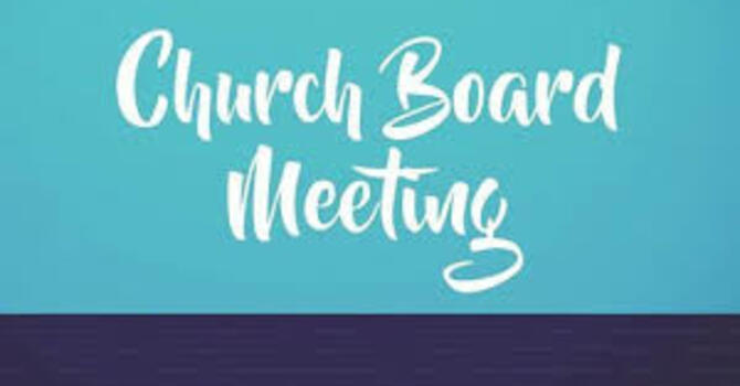 Park River Federated Church Board Mtg.