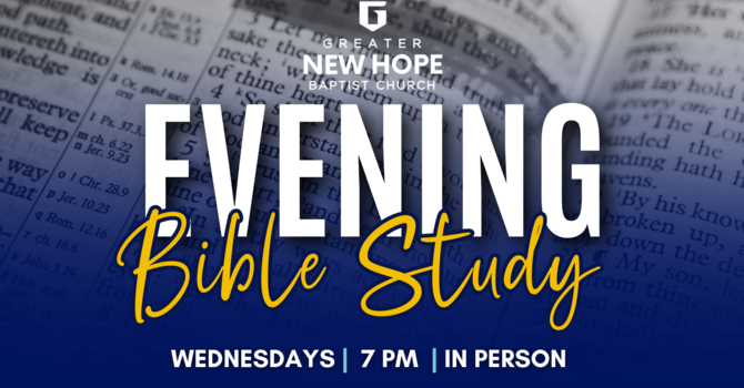 Evening Bible Study