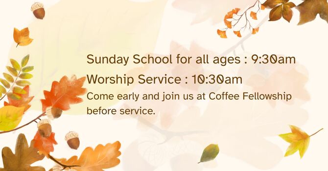 Sunday School Classes