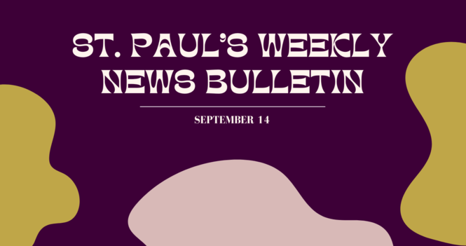 September 14 News Bulletin