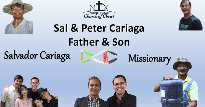 Sal Cariaga and Peter Cariaga, Father and Son
