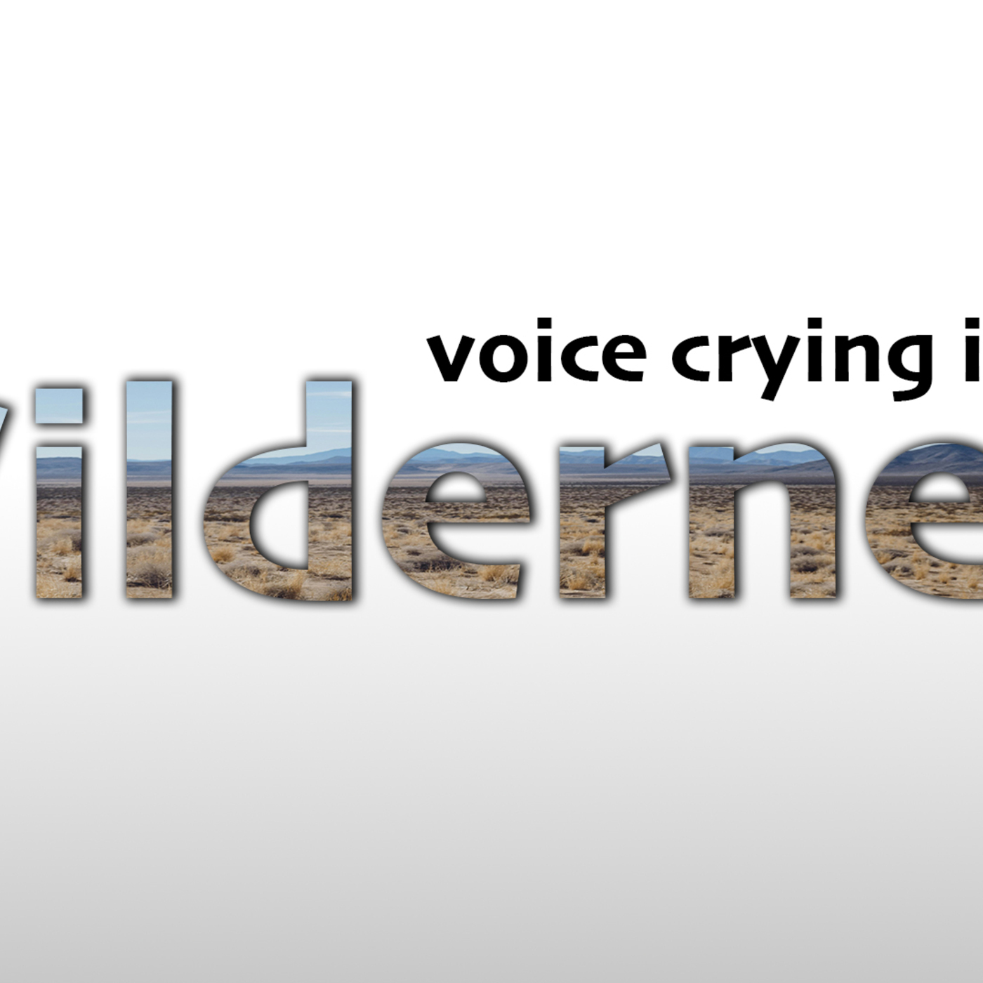 Voice crying in the wilderness