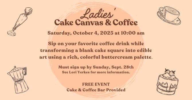 Ladies' Cake Canvas & Coffee