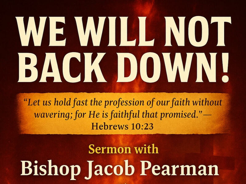 We will not Back Down
