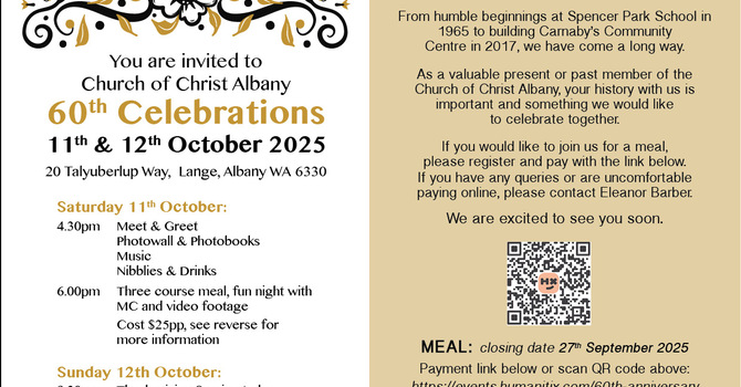 Church 60th Celebrations 