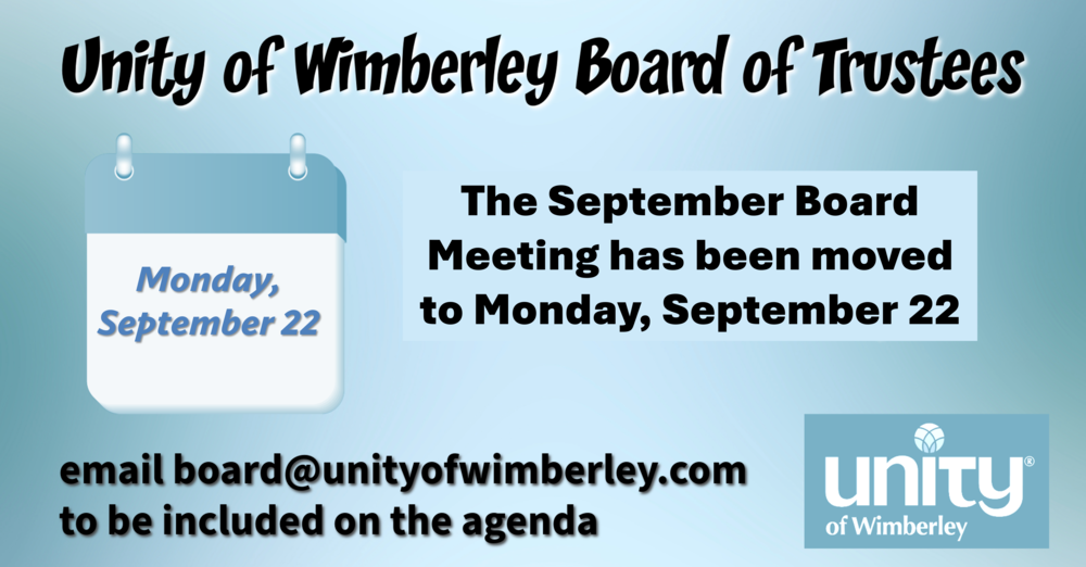 September Board Meeting