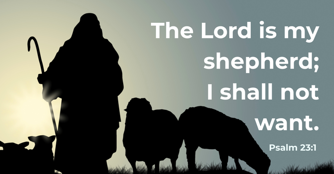 Psalm 23:1 image