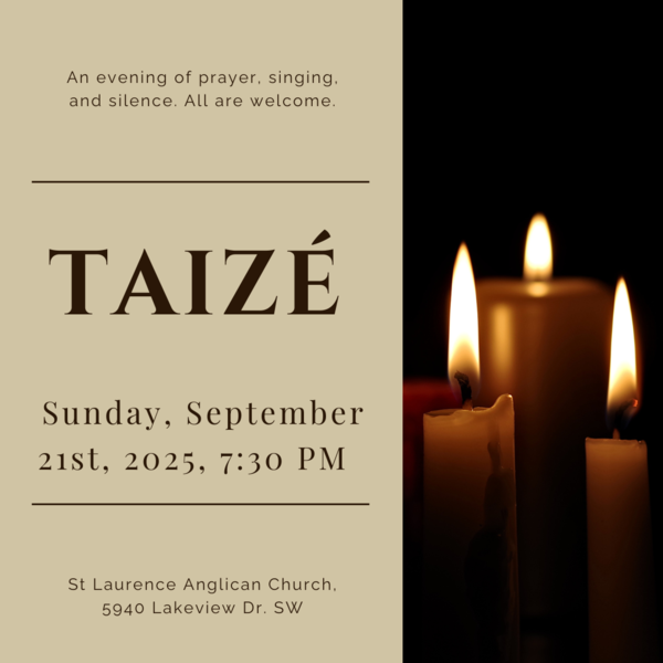 Taize Service at St. Laurence, Calgary