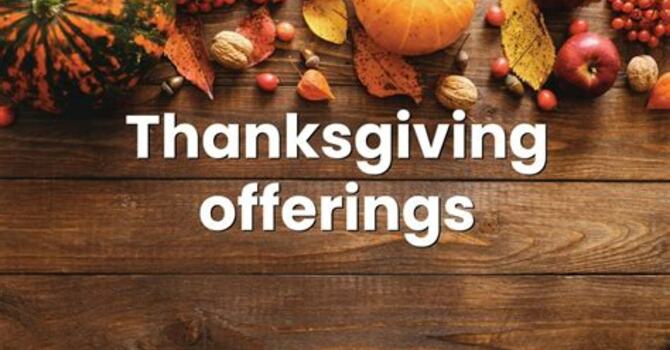 Thanksgiving Missions Offering