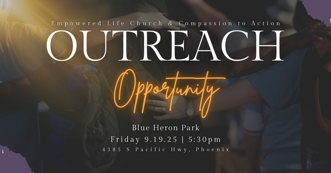 Outreach Opportunity