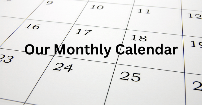 Monthly Calendar image
