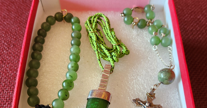 Sterling and Jade Jewellery Set
