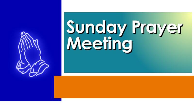 Communion Message and Prayer Time (September))
