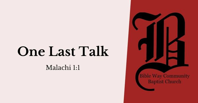 One Last Talk