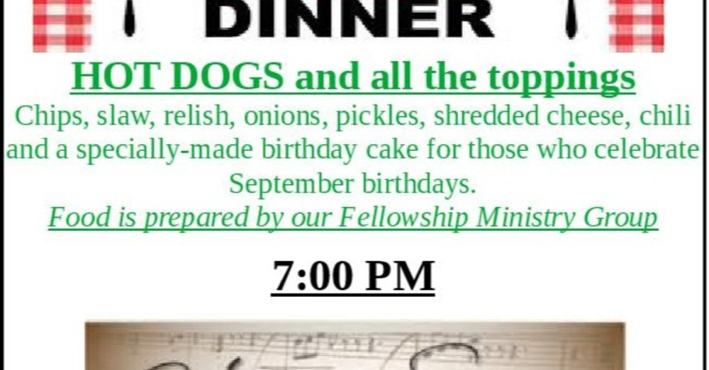 Family Night Supper & Hymn Sing