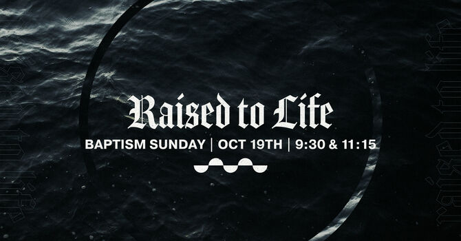 Baptism Sunday 