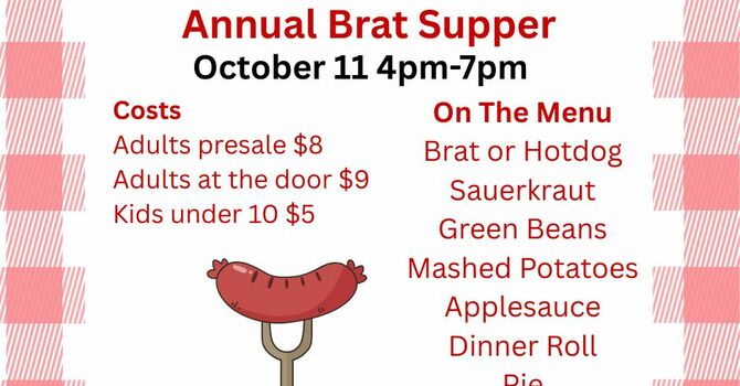Community Brat Supper