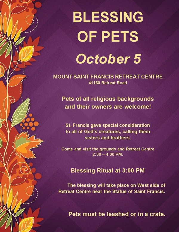 Blessing of the Pets