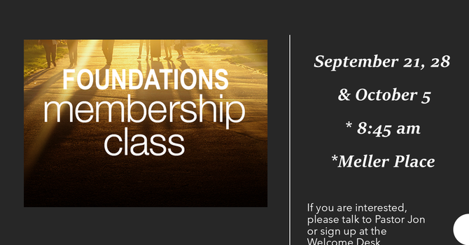 Foundations Membership Classes