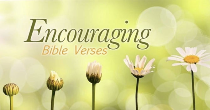 Scripture Verses of Comfort & Encouragement image