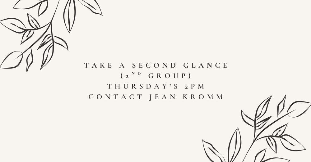 Take A Second Glance (Thursday Group)