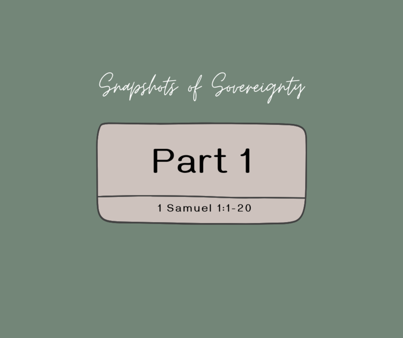 First Baptist Church Kearney MO - Sermon, Snapshots of Sovereignty - Part 1