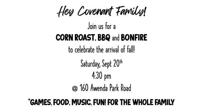 Corn Roast and Bonfire