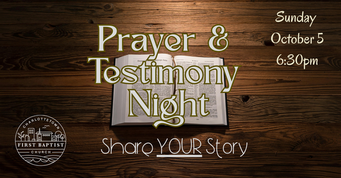 Prayer and Testimony night