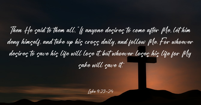 Luke 9:23-24 image