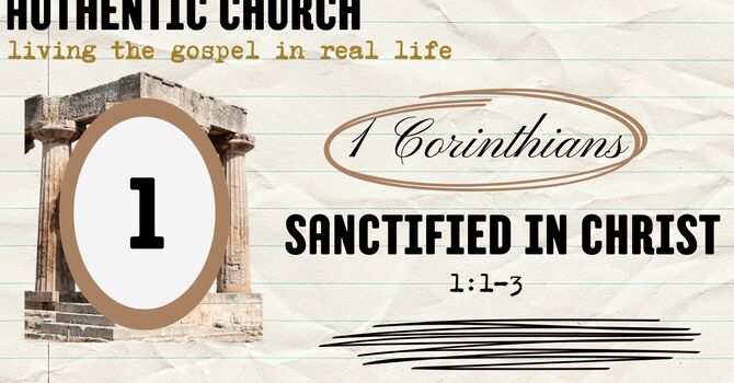 Sanctified in Christ