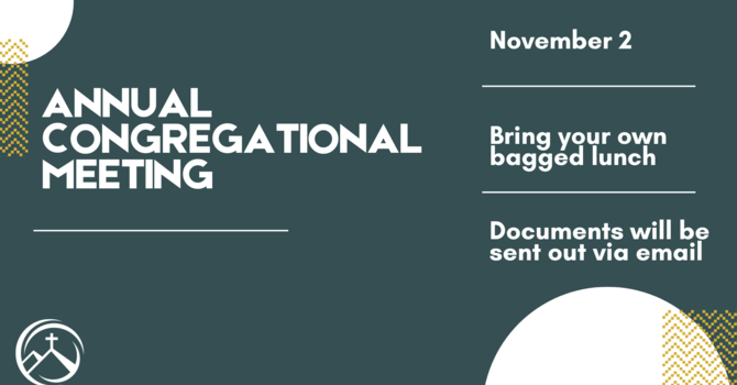 Annual Congregational Meeting ACM