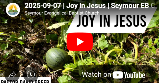 Joy in Jesus