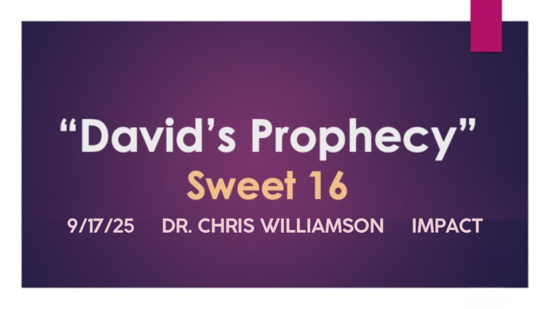 David's Prophecy