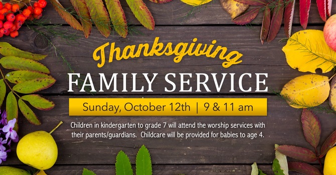 Thanksgiving Family Service