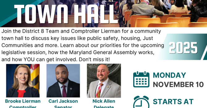District 8 Baltimore Community Town Hall