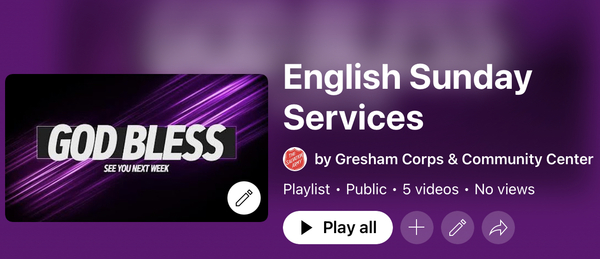 ENGLISH SUNDAY LIVE SERVICES