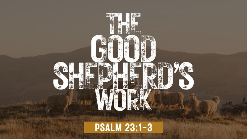 The Good Shepherd's Work