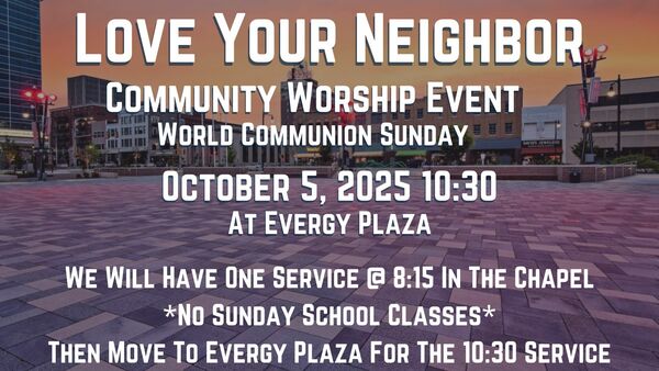 World Communion Sunday at Evergy Plaza