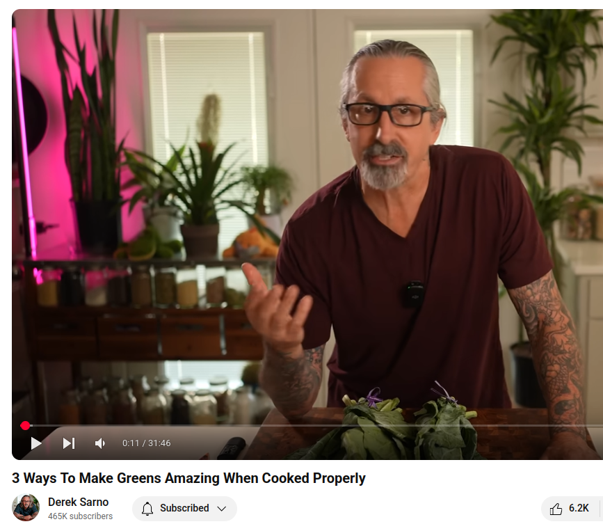 Derek Sarno on Youtube