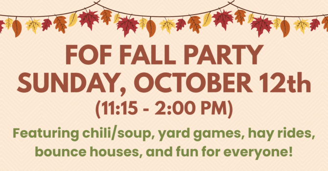 FOF FALL PARTY