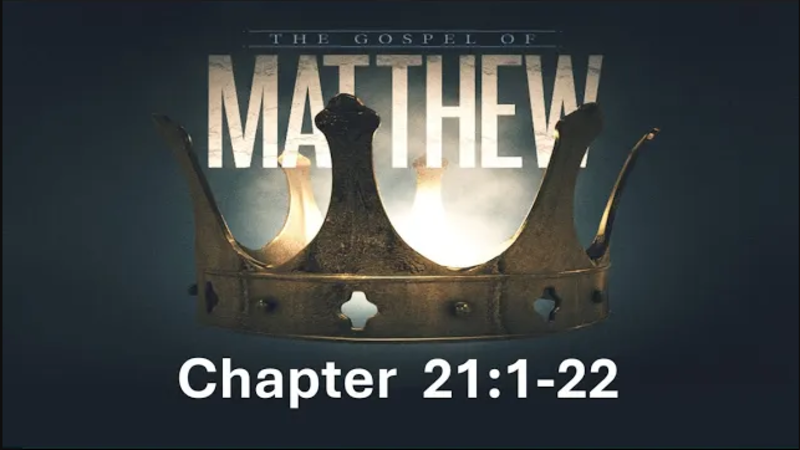 Matthew 21: 1-22