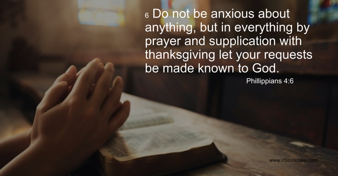 Let us pray…