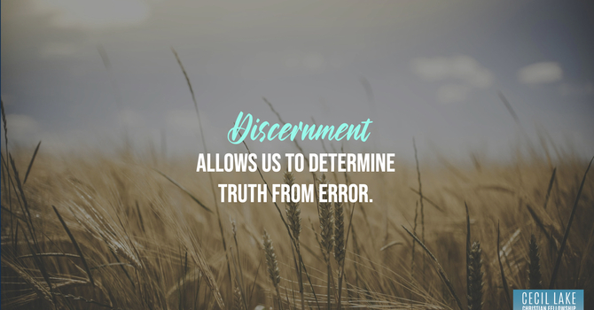 "A DISCERNING MIND" image