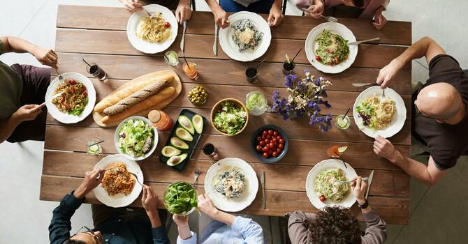 God's gracious hospitality