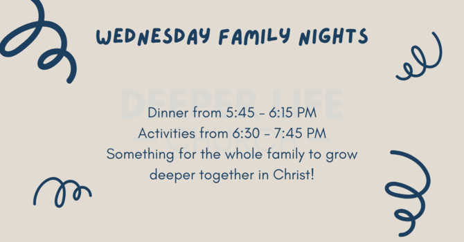 Wednesday Family Nights
