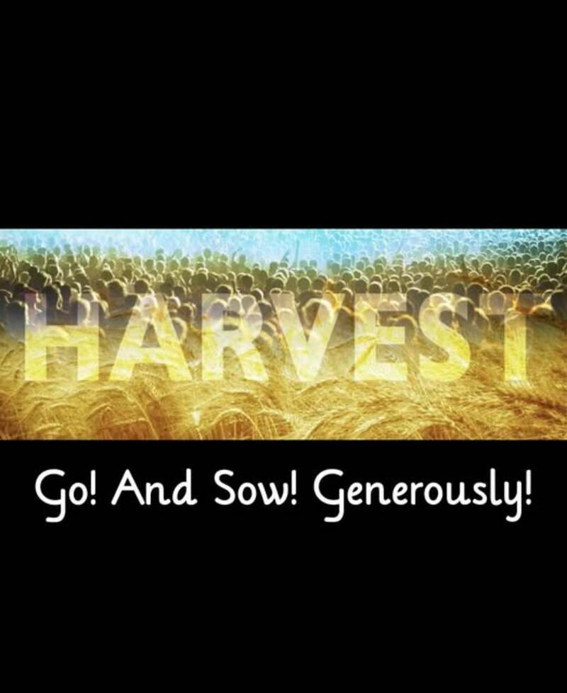 Go, And Sow! Generously!