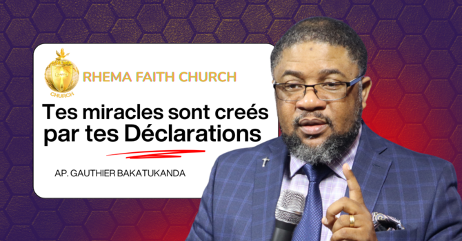 MIRACLES ARE CREATED THROUGH YOUR DECLARATIONS